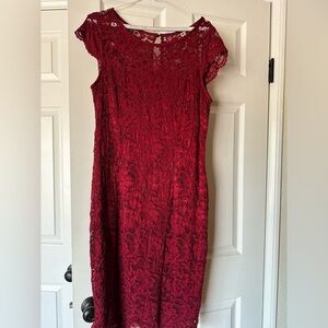 Women’s evening lace cocktail dress.  Size 10.